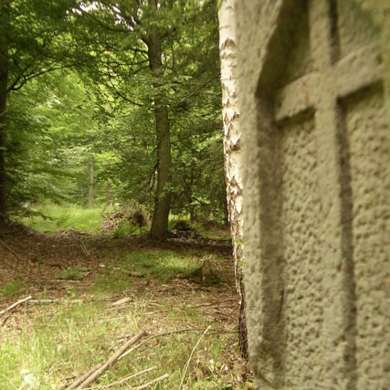 Bildstock im Wald