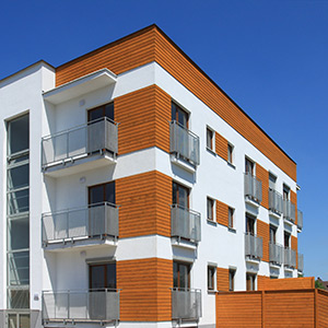 Neubauwohnungen von außen