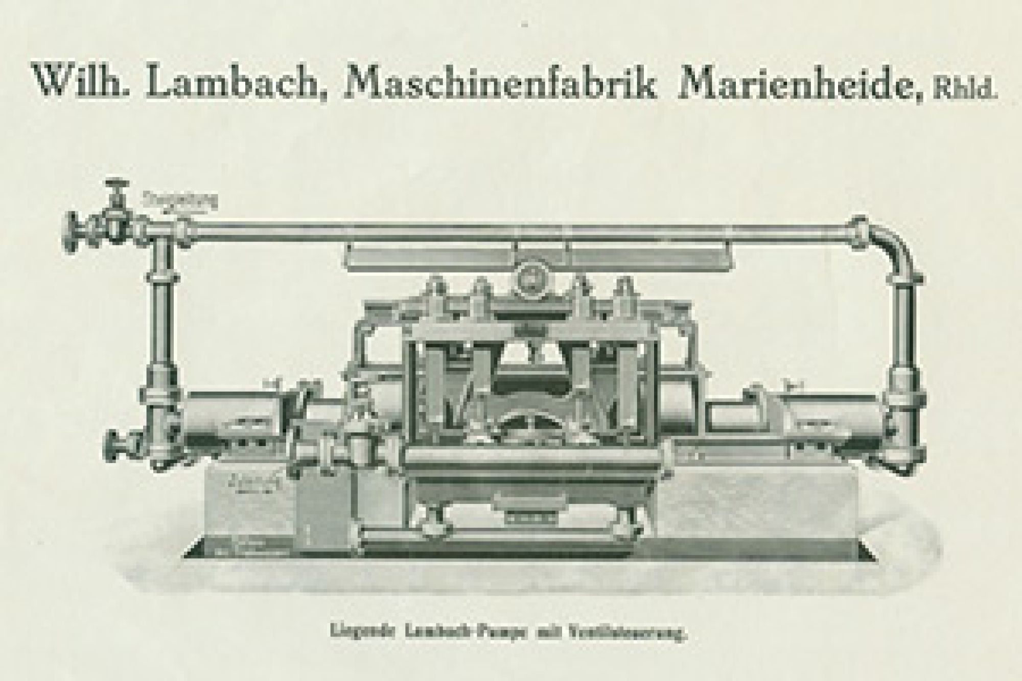 Zeichnung der Lambachpumpe